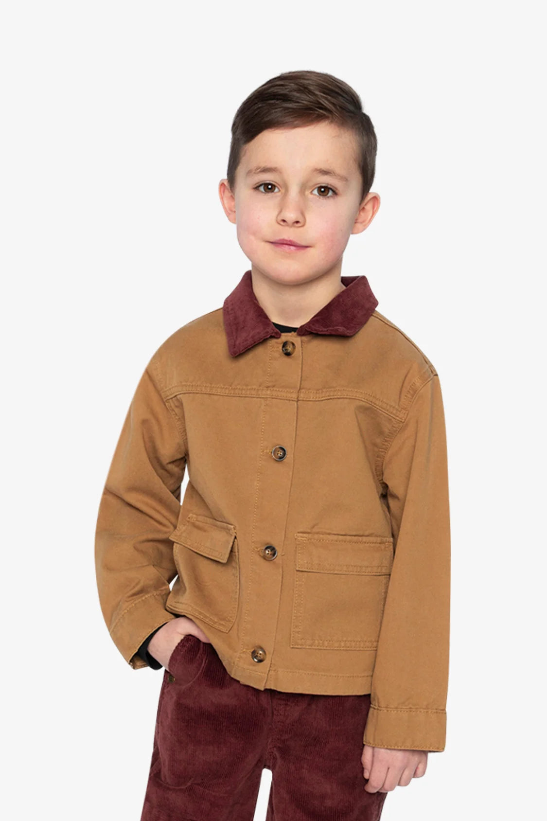 Barn Jacket Brown Yellow
