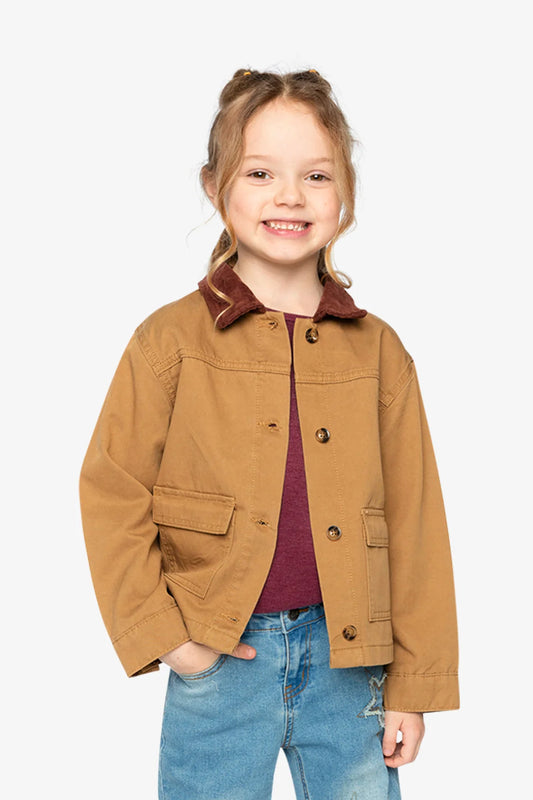 Barn Jacket Brown Yellow