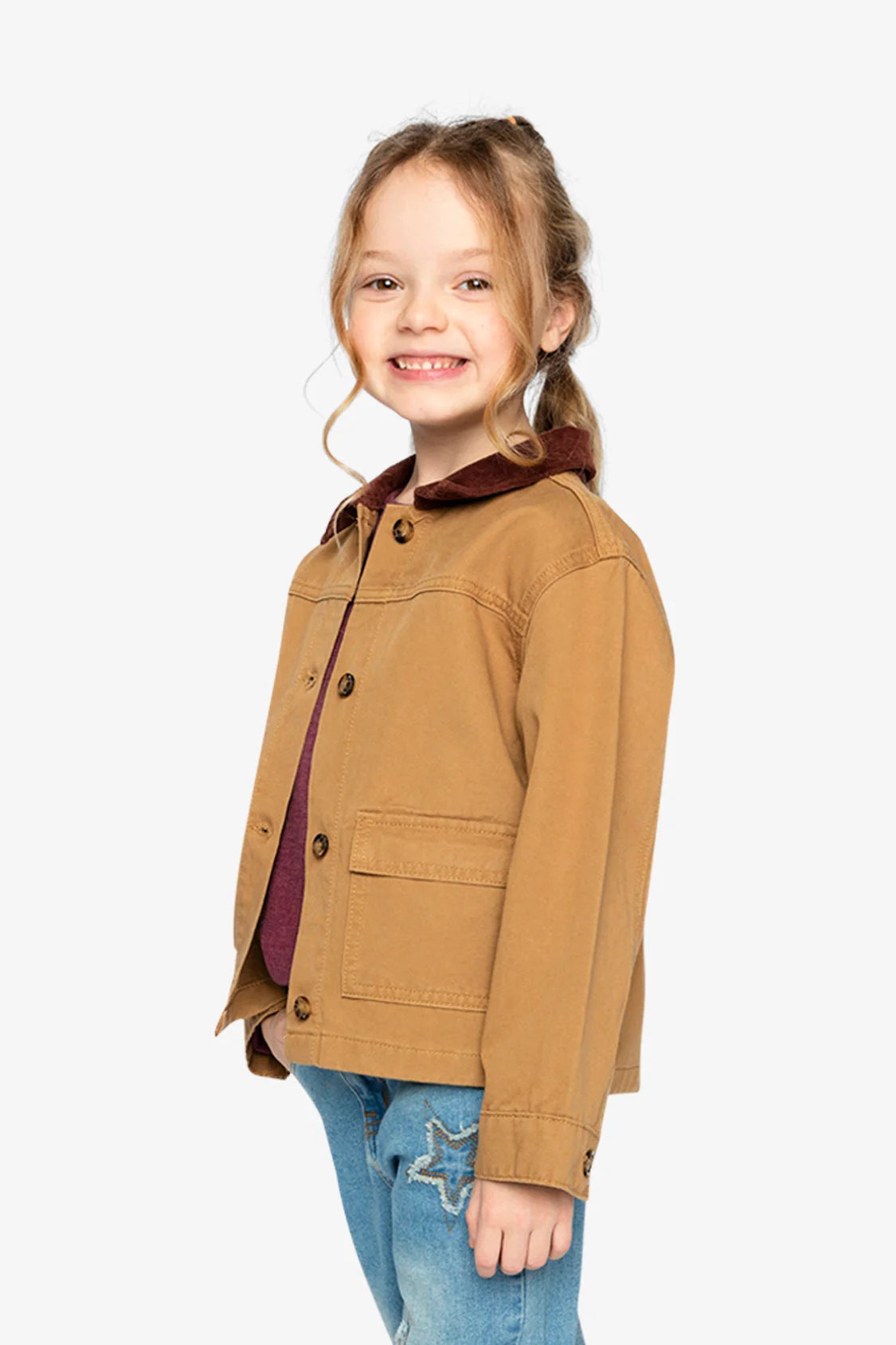 Barn Jacket Brown Yellow