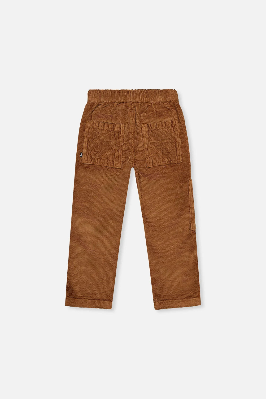 Stretch Corduroy Pants With Cargo Pocket Brown Sugar