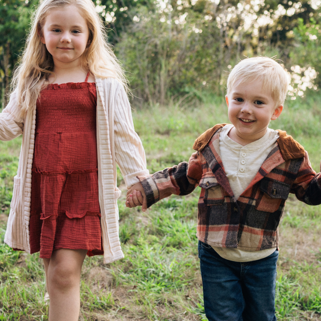 Copper Mommy & Me Tiered Dress - Girls