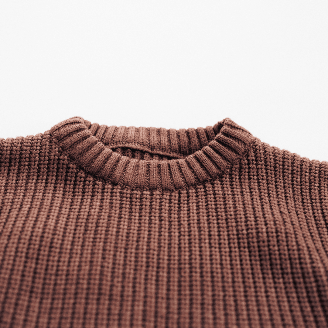 Chocolate Brown Knit Pullover Sweater - Baby & Kids