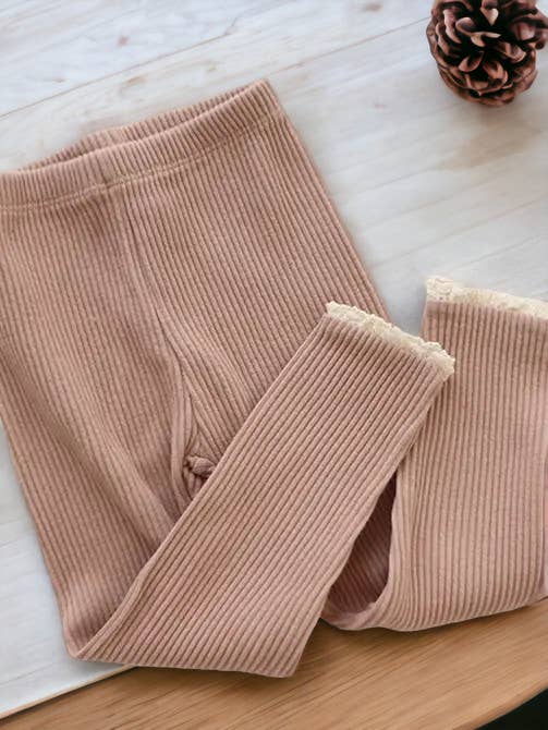 Annie & Charles® Organic Cotton Ruffle Leggings