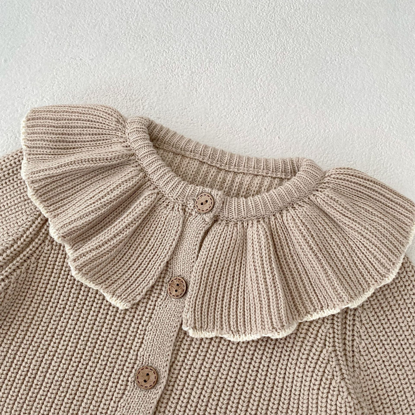 Annie & Charles® knit jacket with collar Amalia