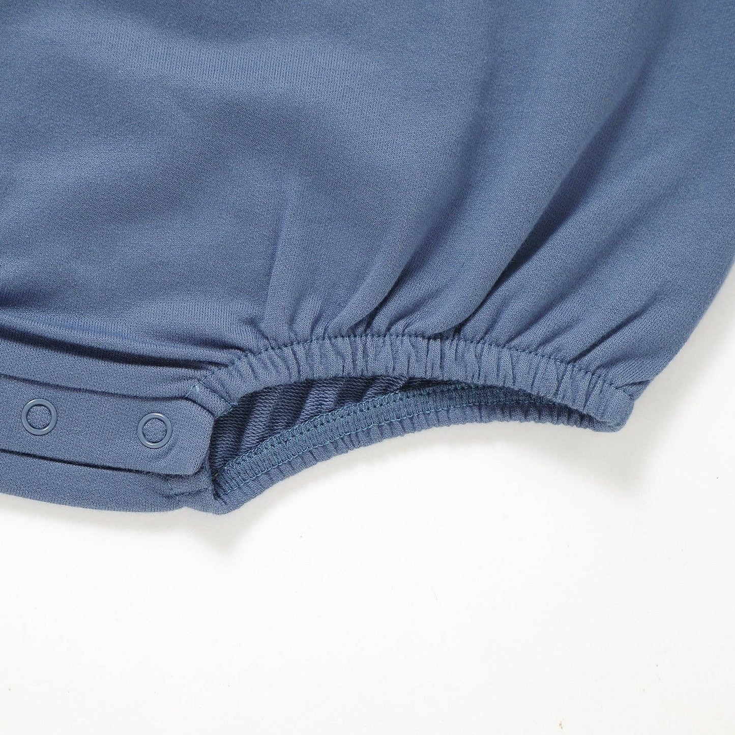 The Marley-Cornflower- long sleeve organic bubble romper