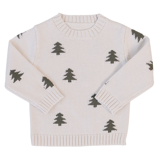 Pine Tree Knit Sweater