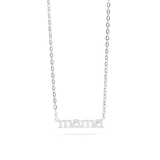 18K Gold PVD Stainless Steel Mama Charm Necklace