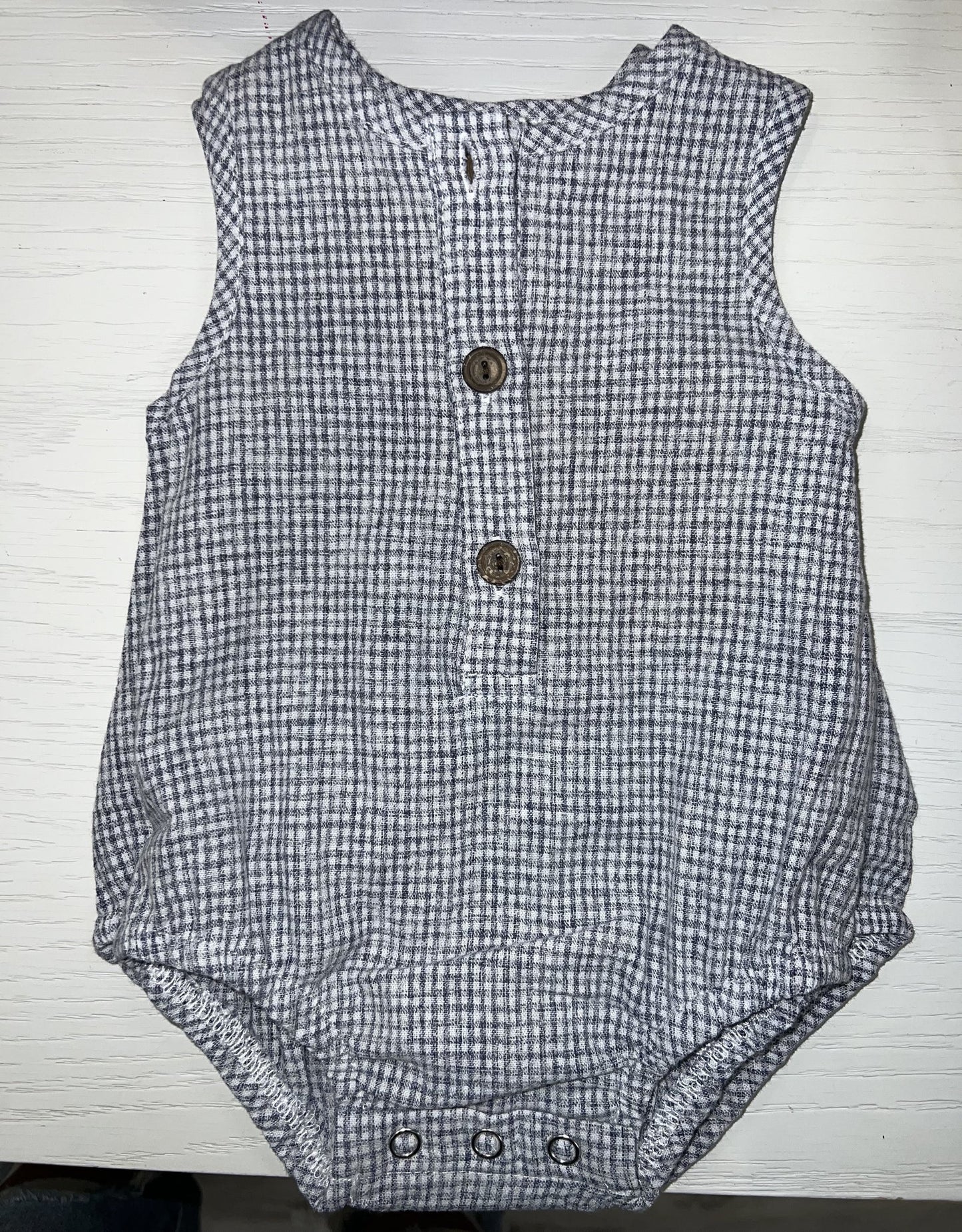 Marco Gingham Romper