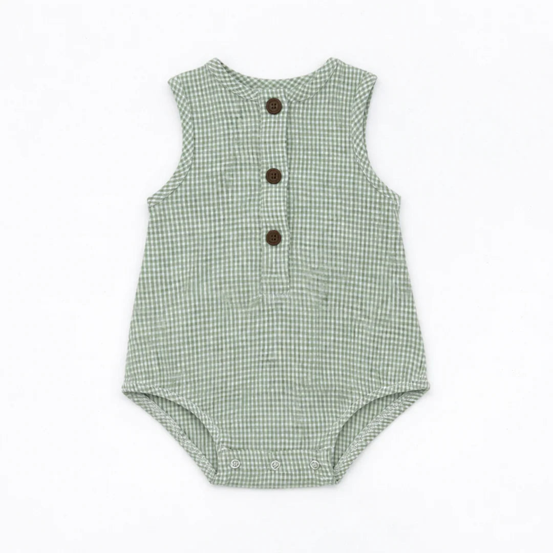 Marco Gingham Romper