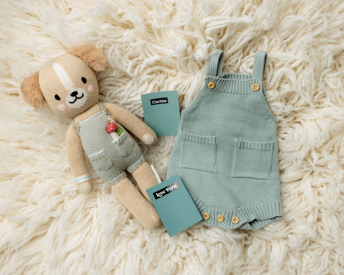 Henry Dusty Blue Romper