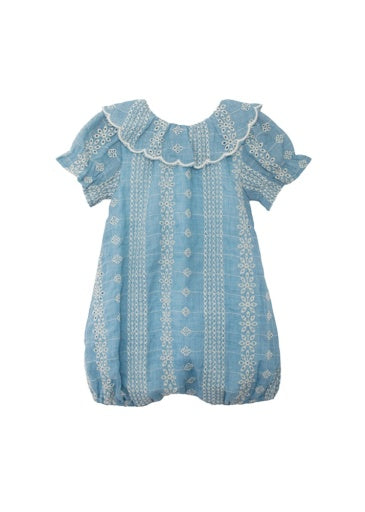 DELICATE BLUE ROMPER