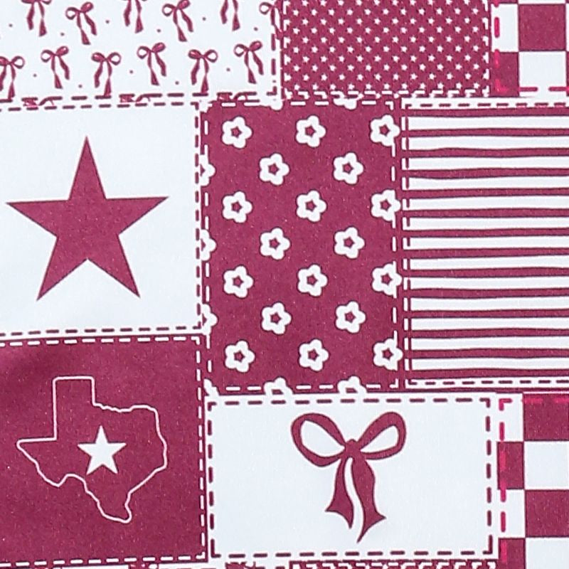 Texas Maroon Girls Athletic Dress